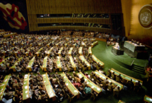 United Nations’ General Assembly meeting. Photo by Commons:RIA Novosti, on Wikimedia Commons.